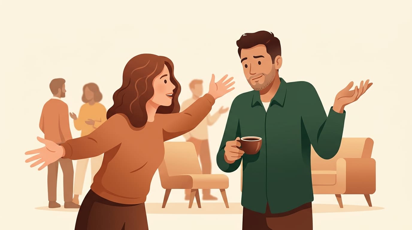 What do you do? спрашивает о профессии, а звучит как «что Вы делаете» — и человек с чашкой кофе честно теряется
