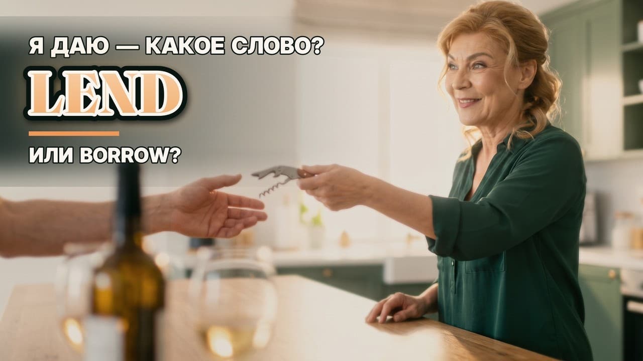 Видеоразбор: кто берёт, кто даёт и почему «borrow me» не существует