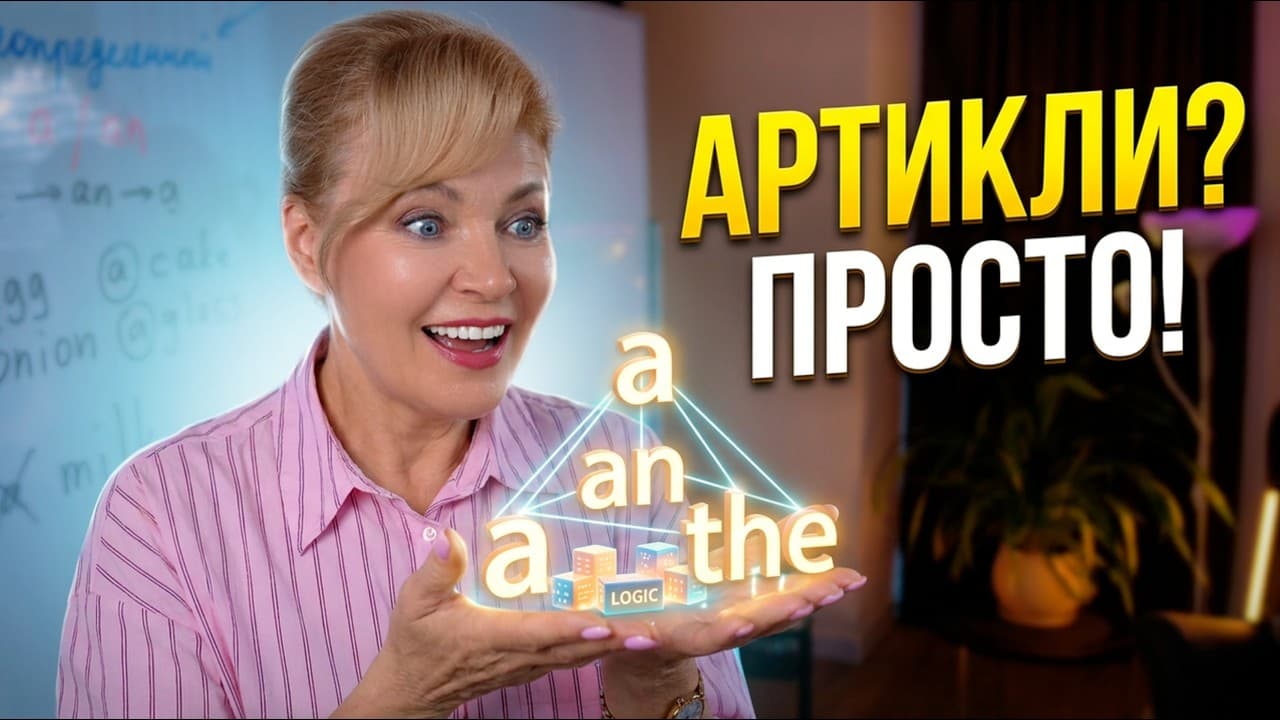 Видеоразбор: артикли a, an и the — когда какой ставить
