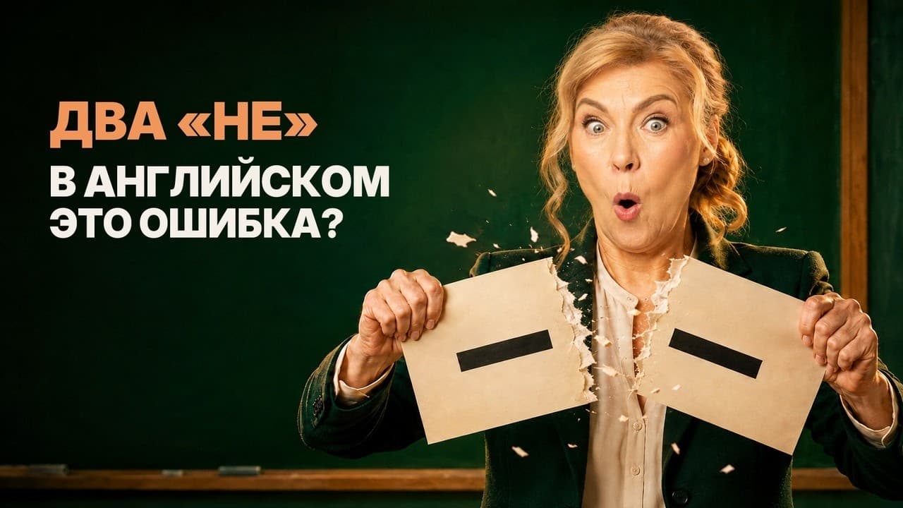 Видеоразбор: ain't и двойное отрицание — откуда взялись и где их можно говорить